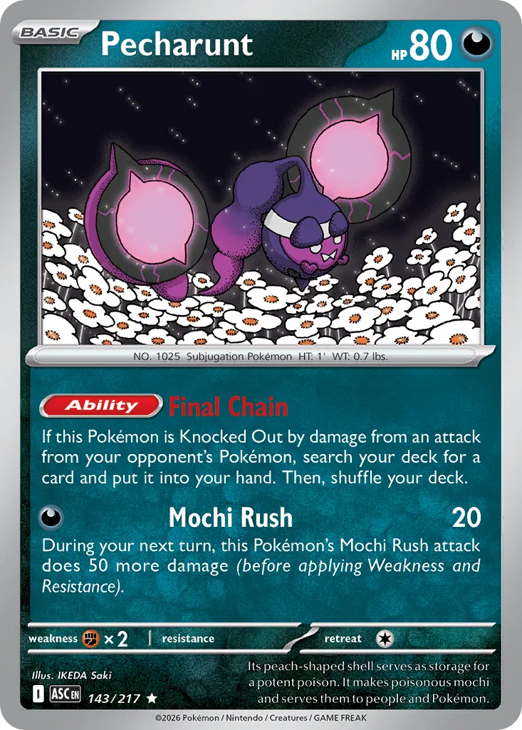 Pecharunt - 143/217 - Rare