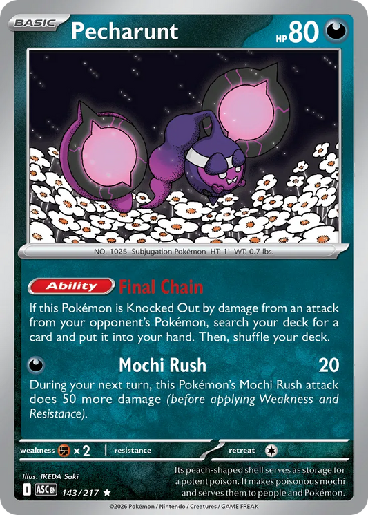 Pecharunt - 143/217 - Rare