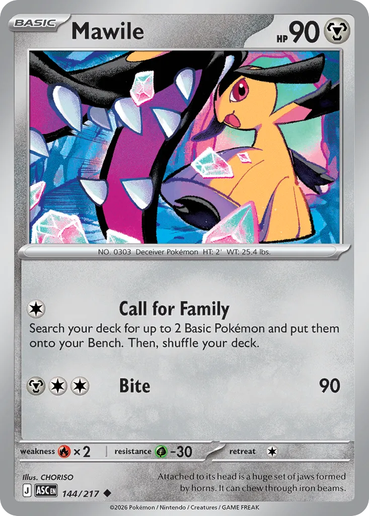 Mawile - 144/217 - Uncommon