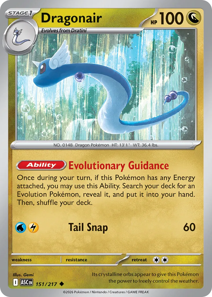 Dragonair - 151/217 - Uncommon