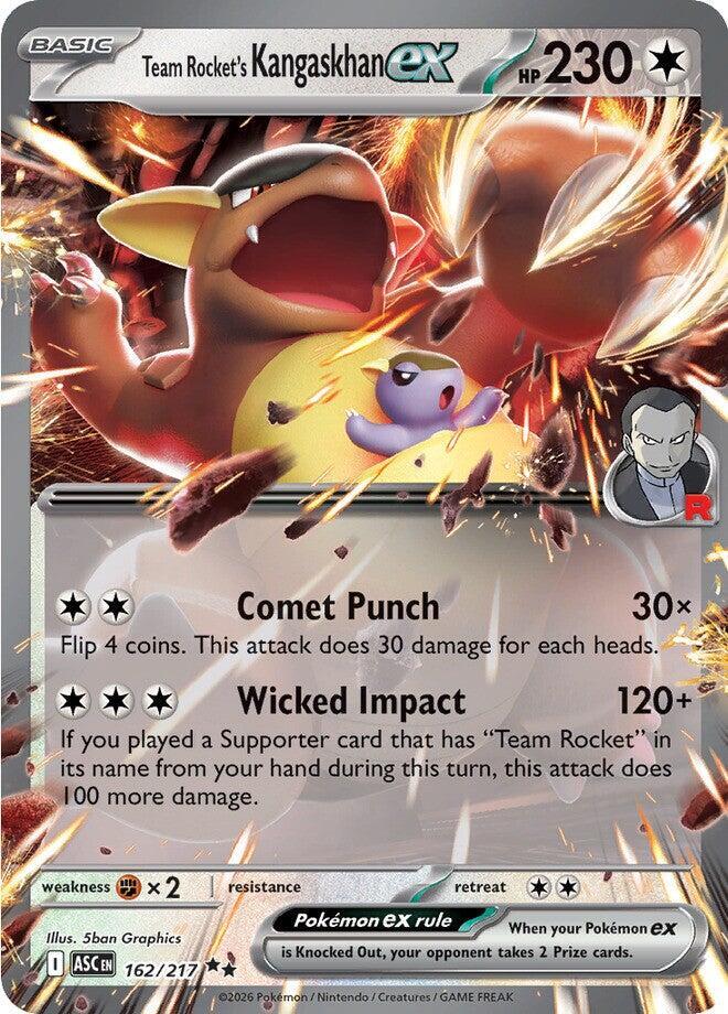 Team Rocket's Kangaskhan ex - 162/217 - Double Rare