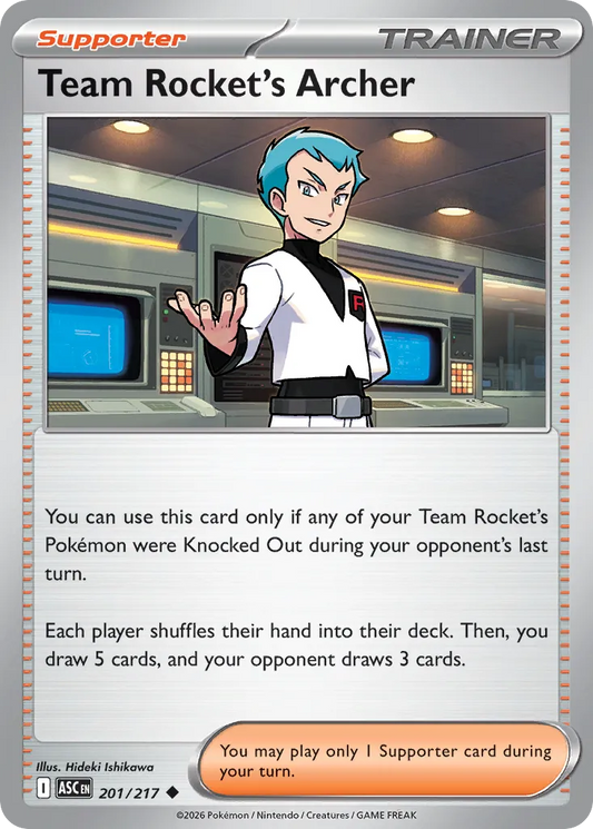 Team Rocket's Archer - 201/217 - Uncommon