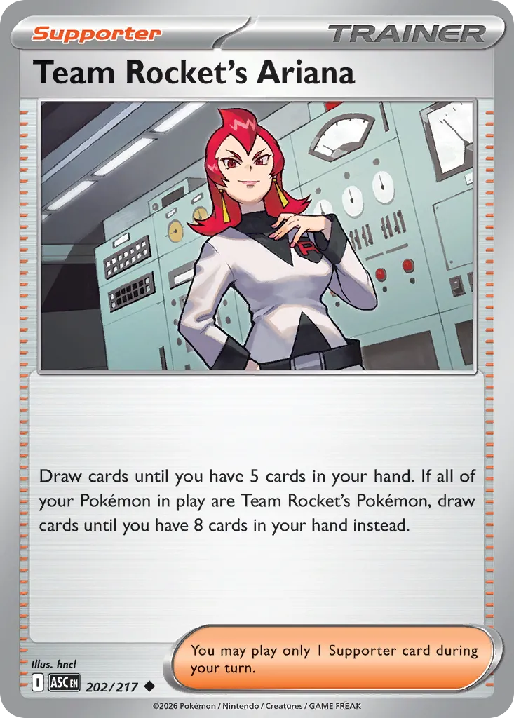Team Rocket's Ariana - 202/217 - Uncommon