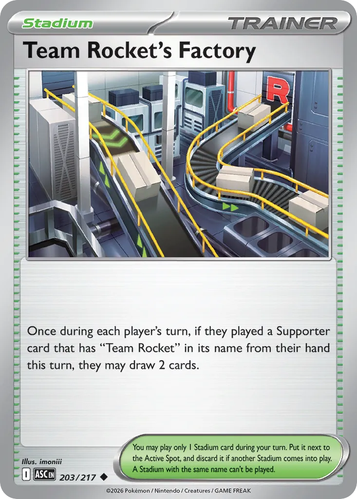 Team Rocket's Factory - 203/217 - Uncommon