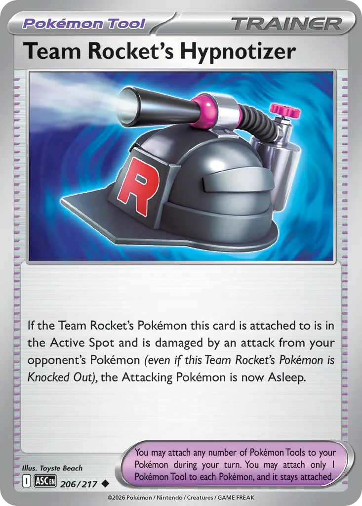 Team Rocket's Hypnotizer - 206/217 - Uncommon