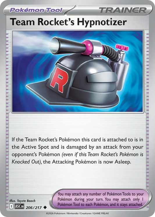 Team Rocket's Hypnotizer - 206/217 - Uncommon