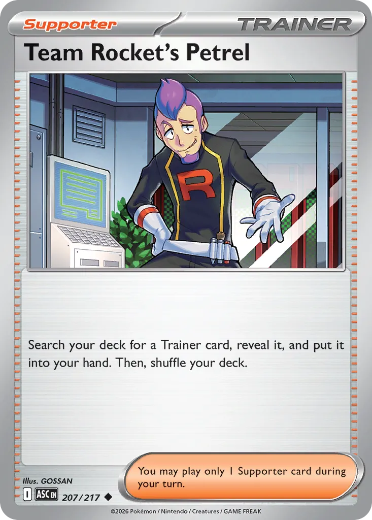 Team Rocket's Petrel - 207/217 - Uncommon