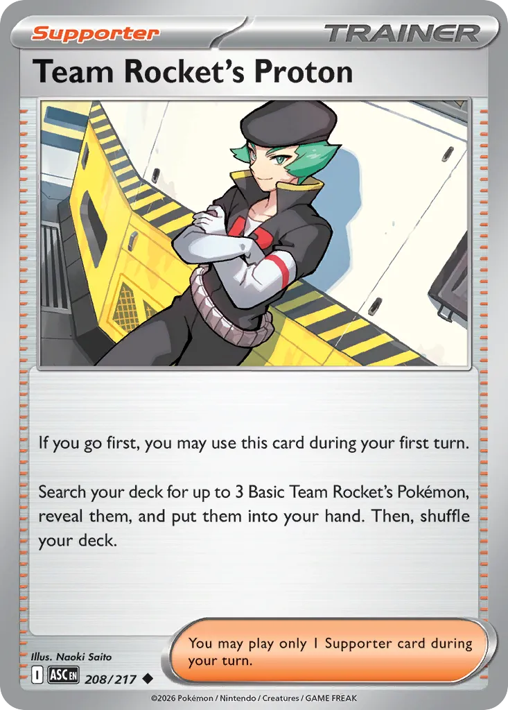 Team Rocket's Proton - 208/217 - Uncommon