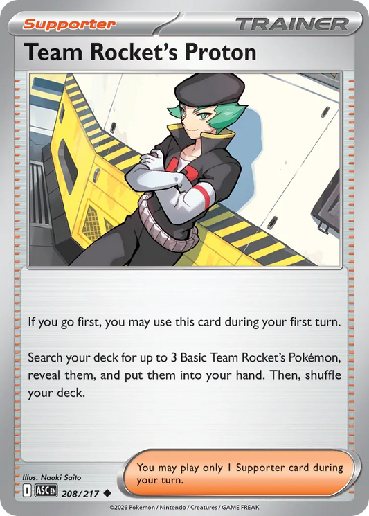 Team Rocket's Proton - 208/217 - Uncommon