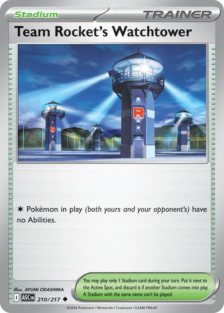 Team Rocket's Watchtower - 210/217 - Uncommon