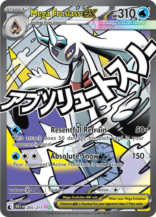 Mega Froslass ex - 265/217 - Mega Attack Rare