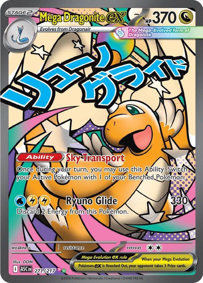 Mega Dragonite ex - 271/217 - Mega Attack Rare