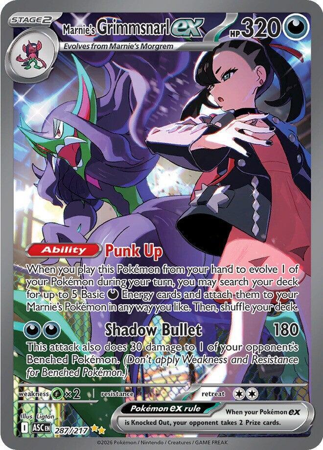 Marnie's Grimmsnarl ex - 287/217 - Special Illustration Rare