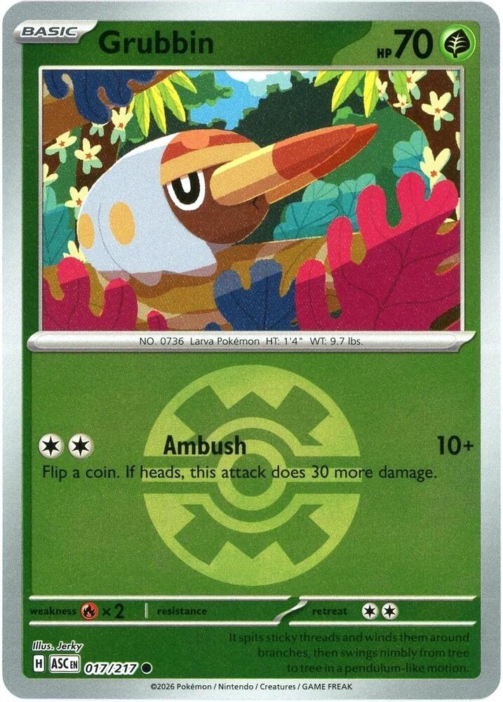 Grubbin (Quick Ball) - 017/217 - Common
