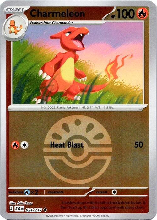 Charmeleon (Friend Ball) - 021/217 - Uncommon
