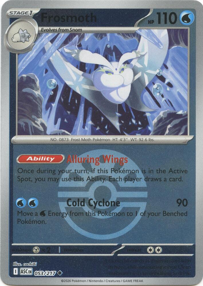 Frosmoth (Friend Ball) - 053/217 - Uncommon