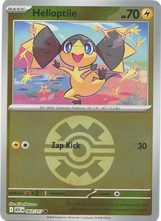 Helioptile (Quick Ball) - 063/217 - Common