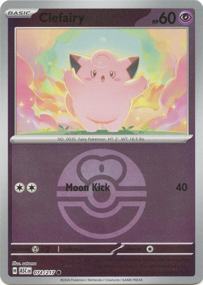 Clefairy (Love Ball) - 074/217 - Common