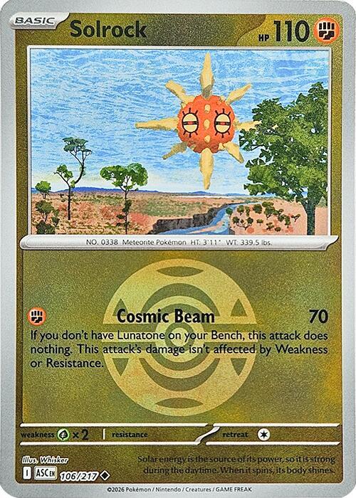 Solrock (Dusk Ball) - 106/217 - Uncommon