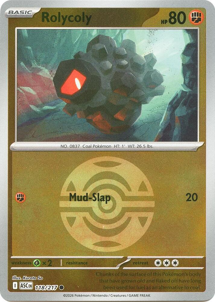 Rolycoly (Dusk Ball) - 118/217 - Common