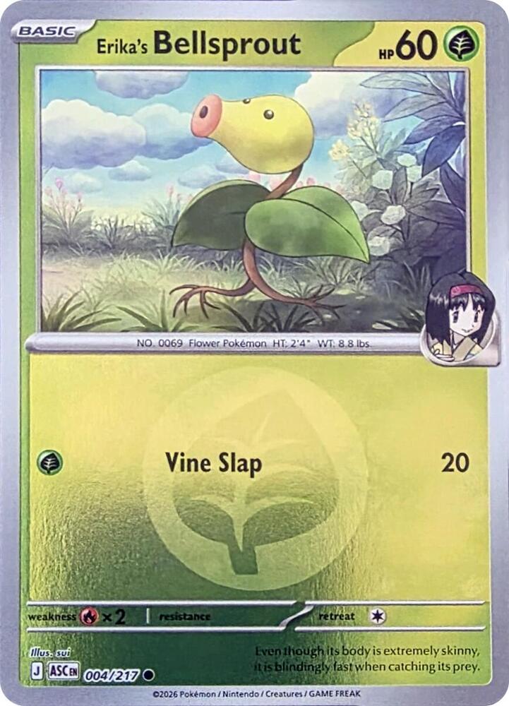 Erika's Bellsprout (Energy Symbol Pattern) - 004/217 - Common