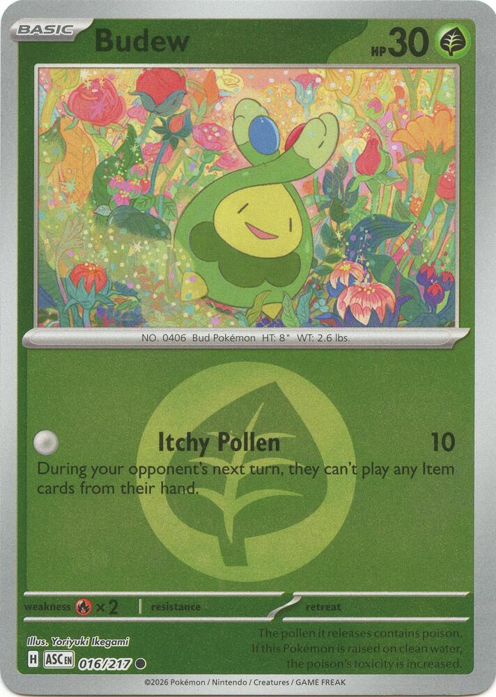 Budew - 016/217 (Energy Symbol Pattern) - 016/217 - Common