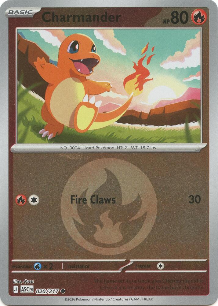 Charmander (Energy Symbol Pattern) - 020/217 - Common