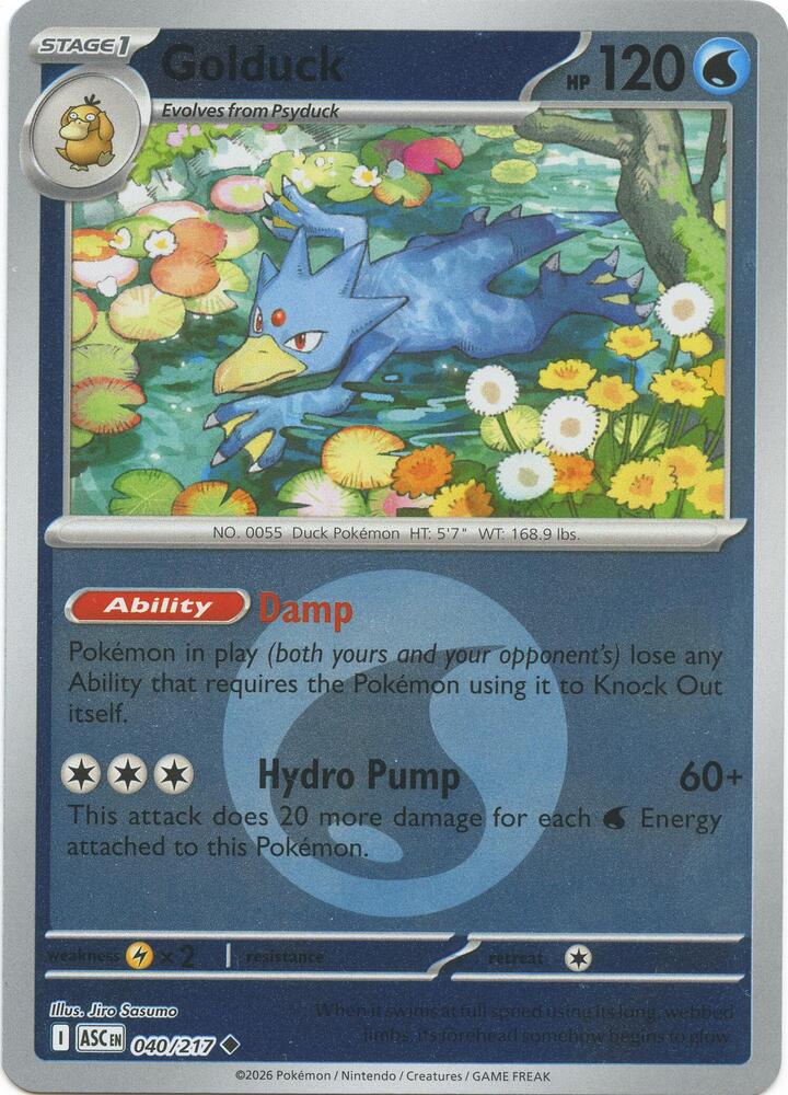 Golduck (Energy Symbol Pattern) - 040/217 - Uncommon