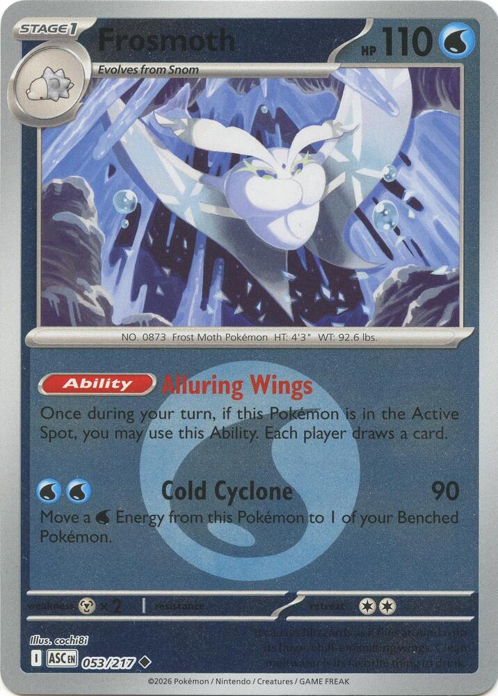 Frosmoth (Energy Symbol Pattern) - 053/217 - Uncommon