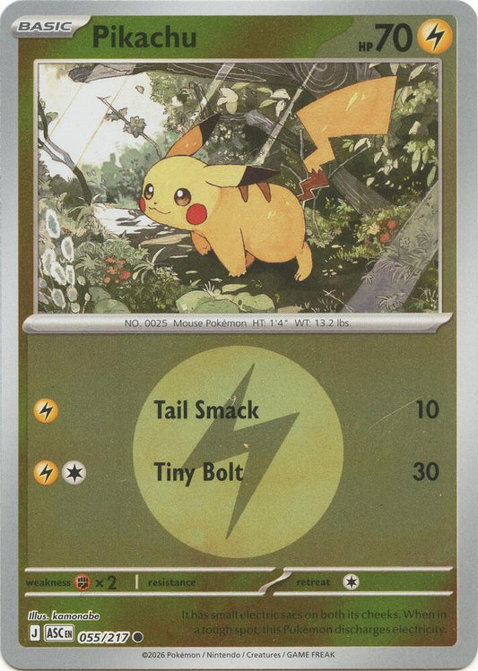 Pikachu (Energy Symbol Pattern) - 055/217 - Common