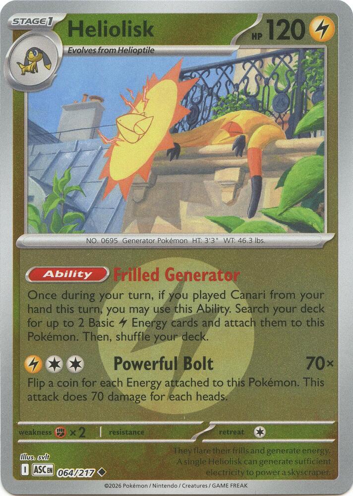 Heliolisk - 064/217 (Energy Symbol Pattern) - 064/217 - Uncommon