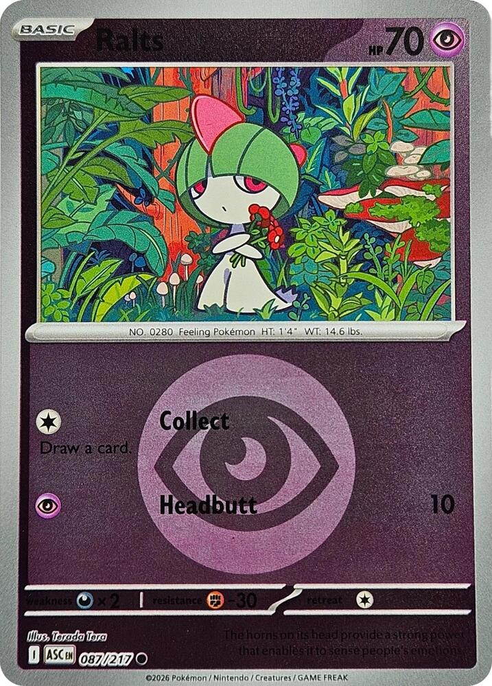 Ralts (Energy Symbol Pattern) - 087/217 - Common