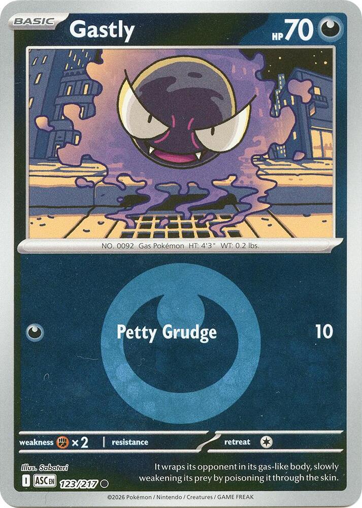 Gastly (Energy Symbol Pattern) - 123/217 - Common