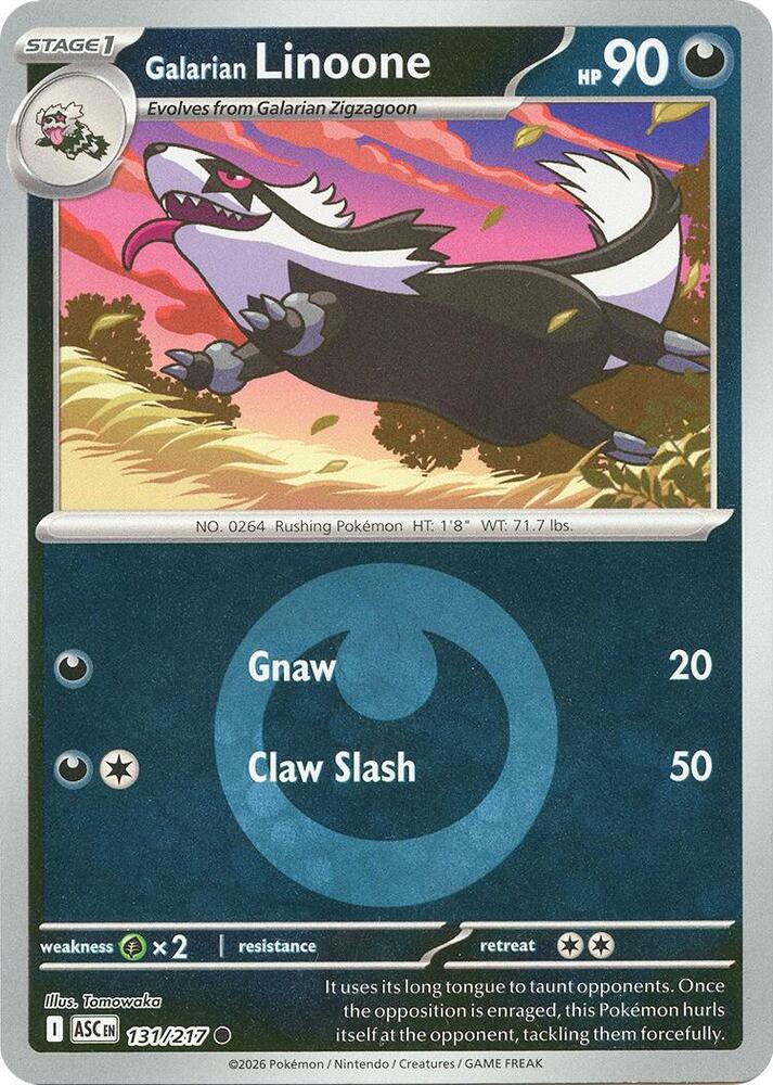 Galarian Linoone (Energy Symbol Pattern) - 131/217 - Common