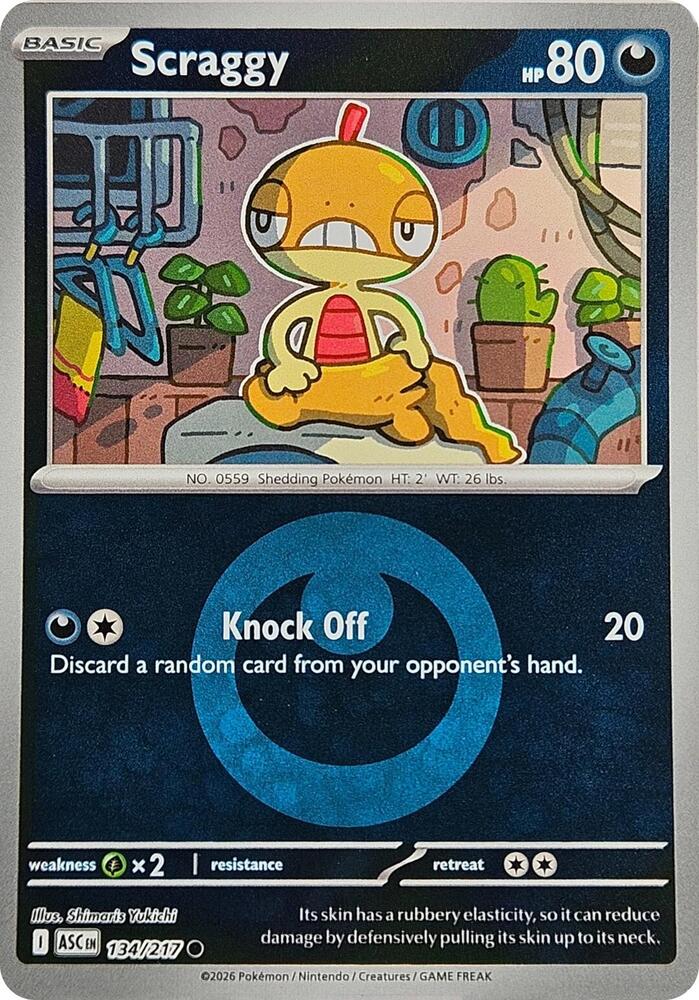 Scraggy (Energy Symbol Pattern) - 134/217 - Common