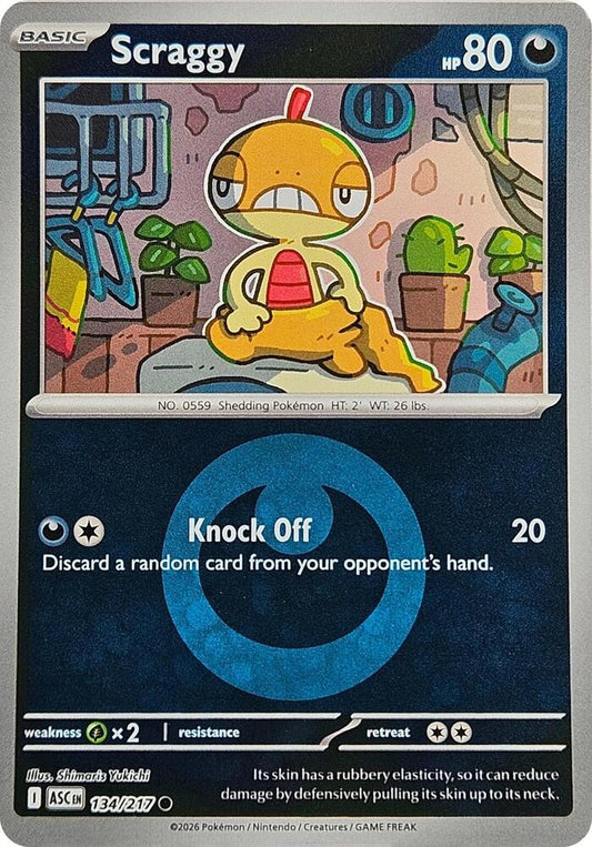 Scraggy (Energy Symbol Pattern) - 134/217 - Common