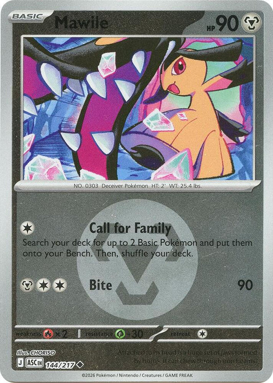 Mawile - 144/217 (Energy Symbol Pattern) - 144/217 - Uncommon