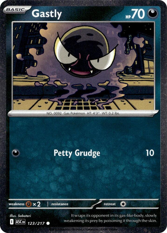 Gastly - 123/217 (Cosmos Holo) - 123/217 - Common
