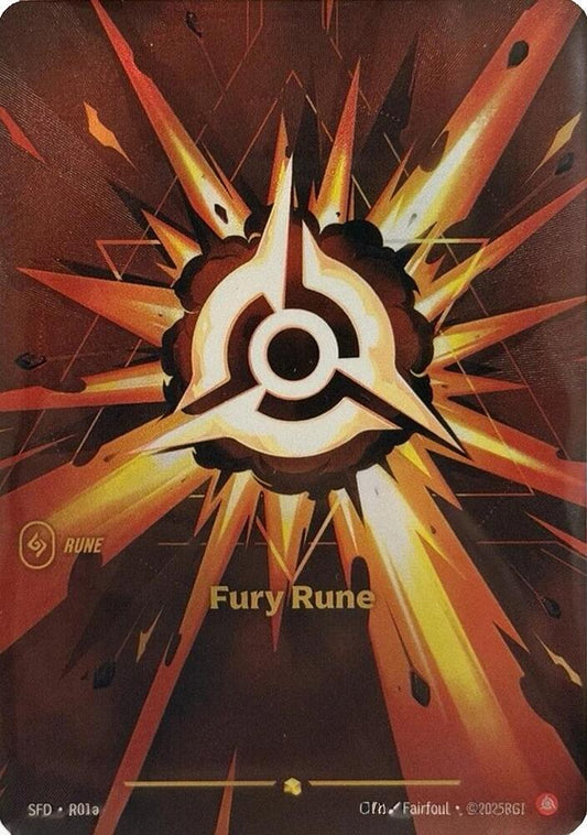 Fury Rune (R01a) - R01a - Showcase