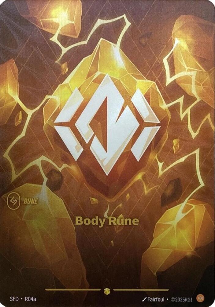 Body Rune (R04a) - R04a - Showcase