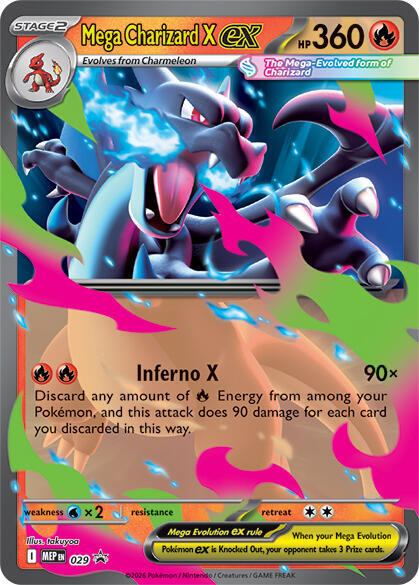 Mega Charizard X ex - 029 - Promo