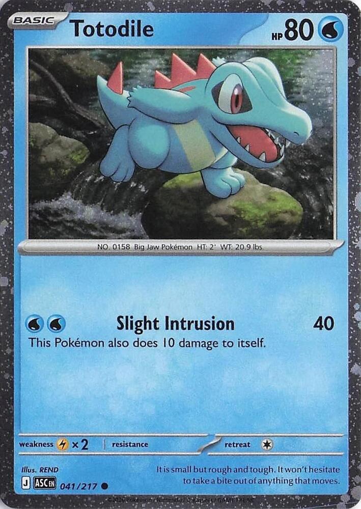 Totodile (Cosmos Holo) - 041/217 - Common