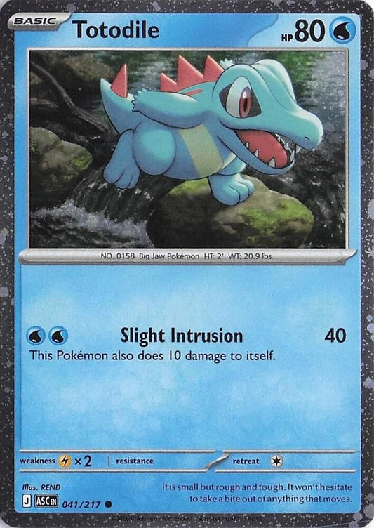 Totodile (Cosmos Holo) - 041/217 - Common
