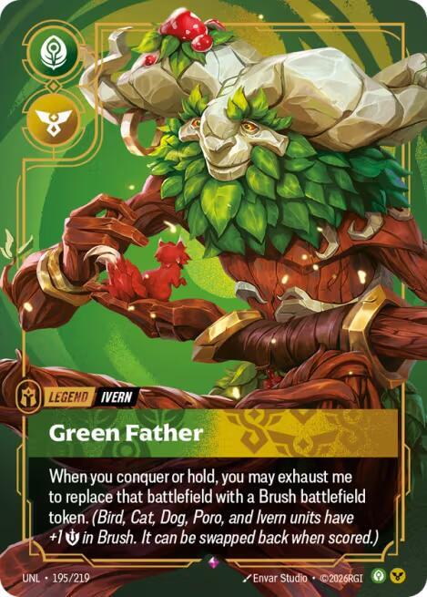 Ivern - Green Father - 195/219 - Rare