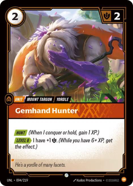 Gemhand Hunter - 094/219 - Common