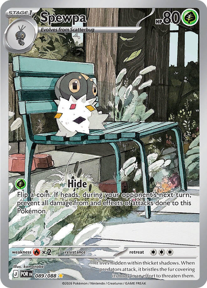 Spewpa - 089/088 - Illustration Rare