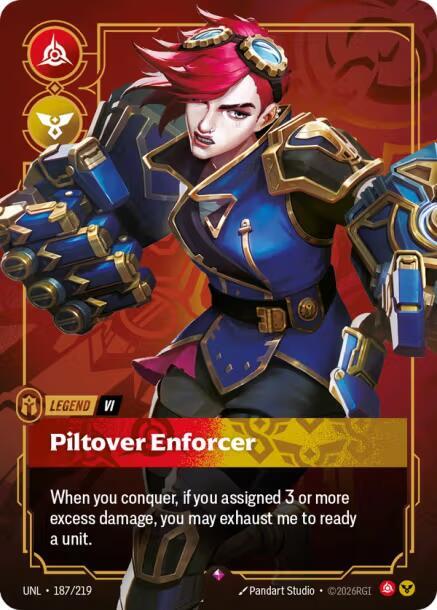 Vi - Piltover Enforcer - 187/219 - Rare