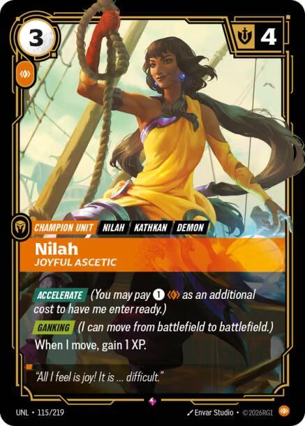 Nilah - Joyful Ascetic - 115/219 - Rare