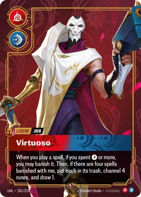 Jhin - Virtuoso - 181/219 - Rare