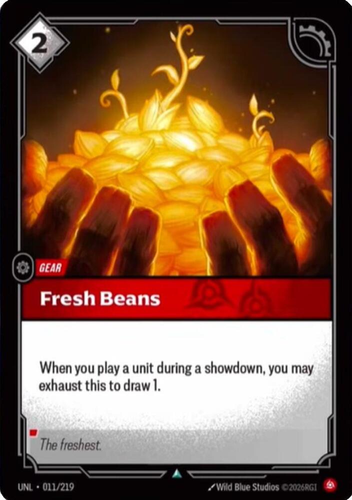 Fresh Beans - 011/219 - Uncommon